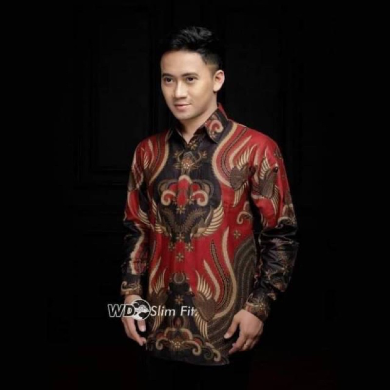 Hem Batik Pria Panjang Lawasan Sogan/Pari Sulur/Parang Black/Merak Papua Ori by Batiek