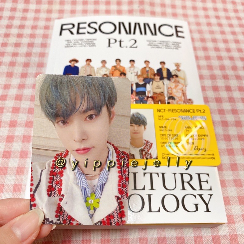 NCT2020 Resonance Pt.2 Doyoung Photocard ID Card (Departure ver)
