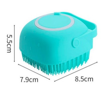 Dispenser Brush Silicone Sikat Penggosok Badan 2 in 1 Sikat Silikon Mandi