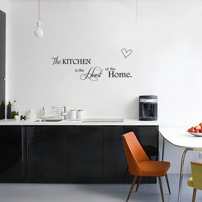 Wall Decal - Stiker Dinding &quot;THE KITCHEN IS THE HEART OF THE HOME&quot;