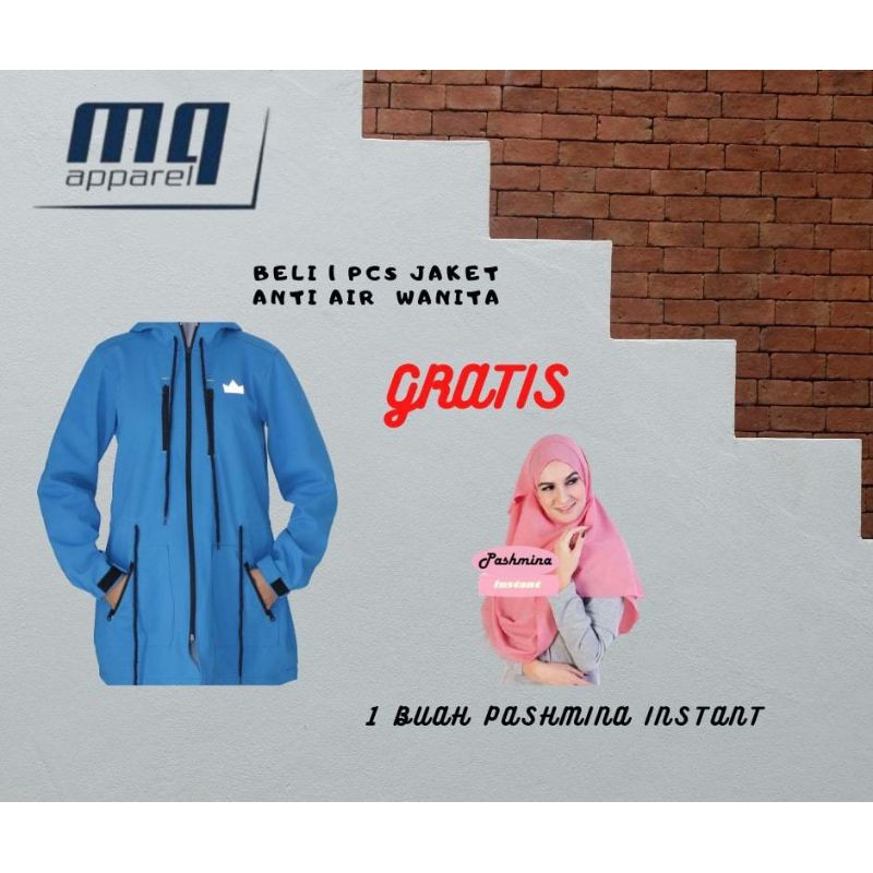 MQ-Jaket Blue Parka Woman