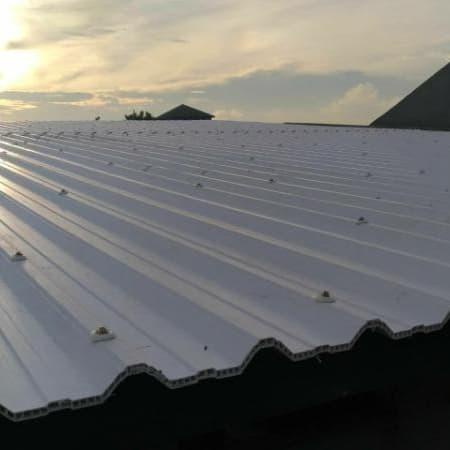 Atap uPVC SUN PANEL Double Layer Garansi 10 tahun