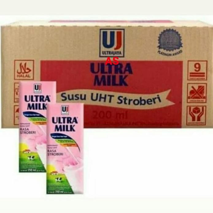 

SUSU ULTRA 200ML UHT STROBERRY 1 DUS 24PCS