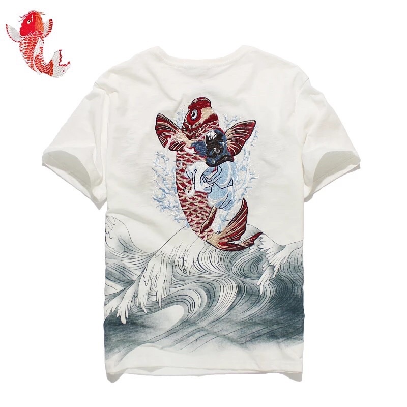 SK22 KAOS SUKAJAN IMPORT PRIA WANITA JEPANG KOREA KOI HARAJUKU ORIGINAL M-3XL JY33