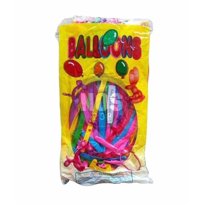 Balon Pentil Latex / Balon Cacing