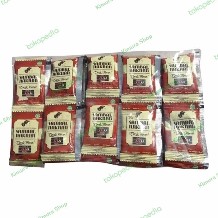 

- BARU 50 Sachet Sambal Bawang NakNan (eNAK teNAN) Pedas