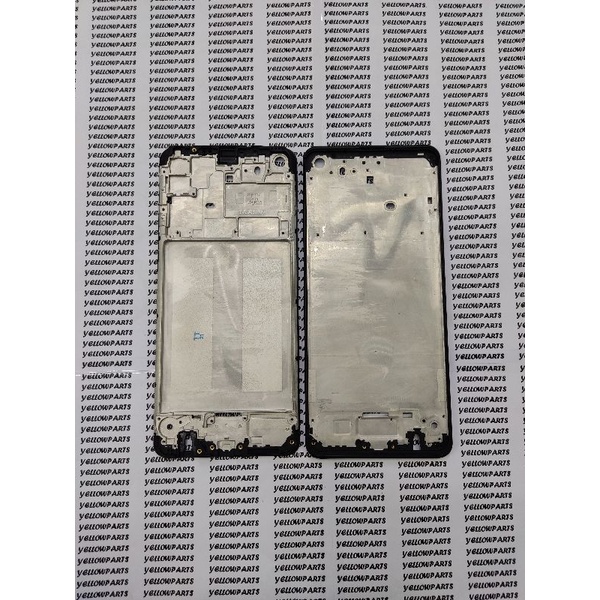 FRAME BEZZEL TULANG TENGAH DUDUKAN LCD SAMSUNG GALAXY A21 A215 ORIGINAL