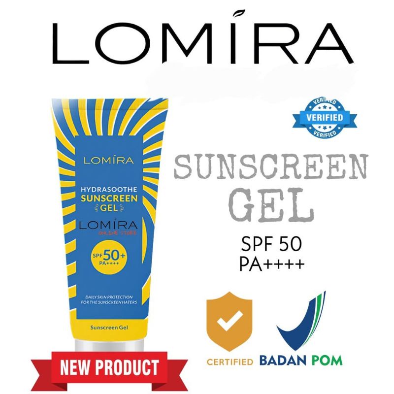 LOMIRA SunScreen Gel Hydrashoothe SPF50 PA+++ 50 ml