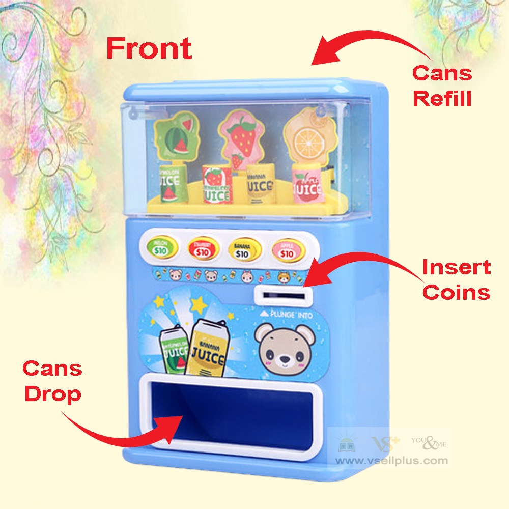 Mainan Mesin Minuman Otomatis / Fun Vending Machine