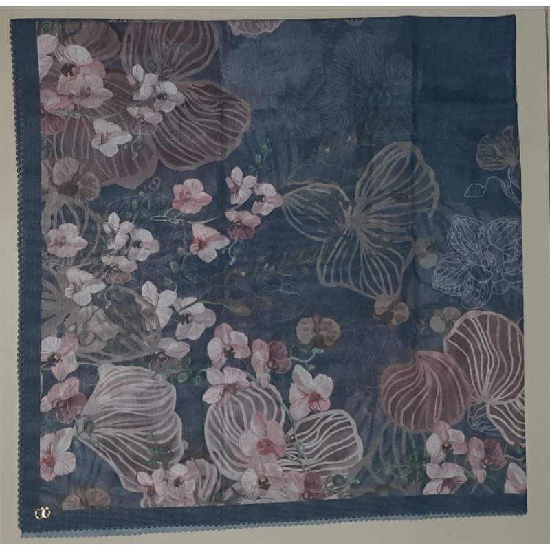 Buttonscarves Orchide Extended Navy Limitted