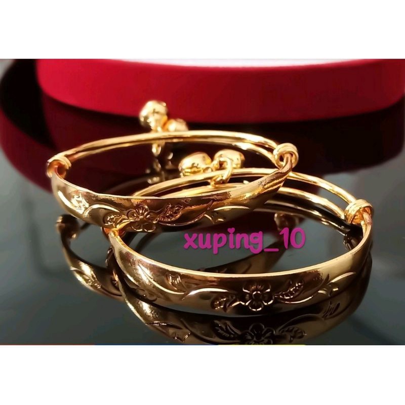 Gelang Tangan Xuping Gold Anak Bayi Perempuan Bunga Cantik 1- 5 Thn