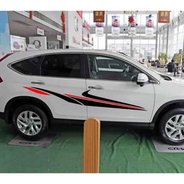 Stiker stripe list body mobil honda CRV / honda hrv / honda brv sticker list mobil honda