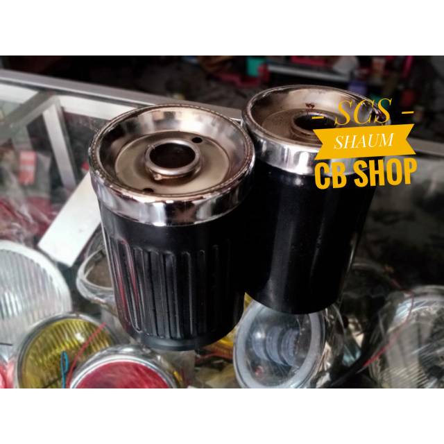 Cover knalpot GL pro Tutup knalpot belakang Honda gl pro knalpot cover gl pro