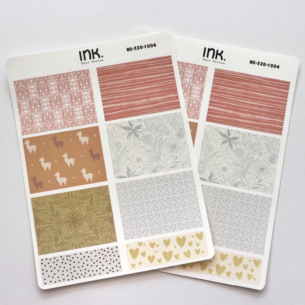 

INK.KAINKERTAS Sticker Sheet NS-320 Series / Stiker Ilustrasi