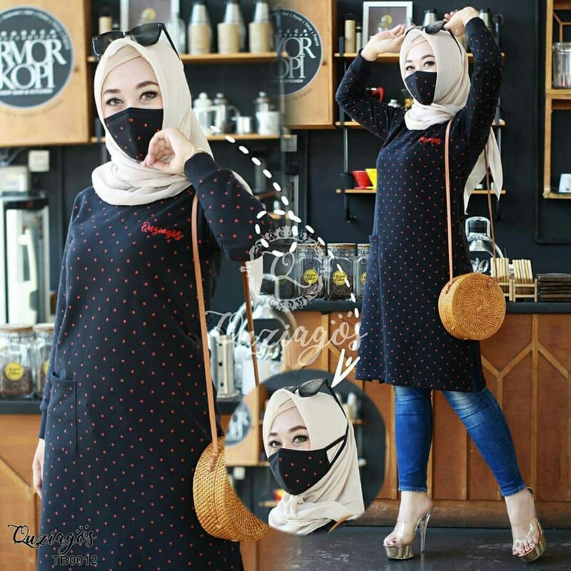 TUNIK POLKADOT BY QUZIAGOS ORIGINAL