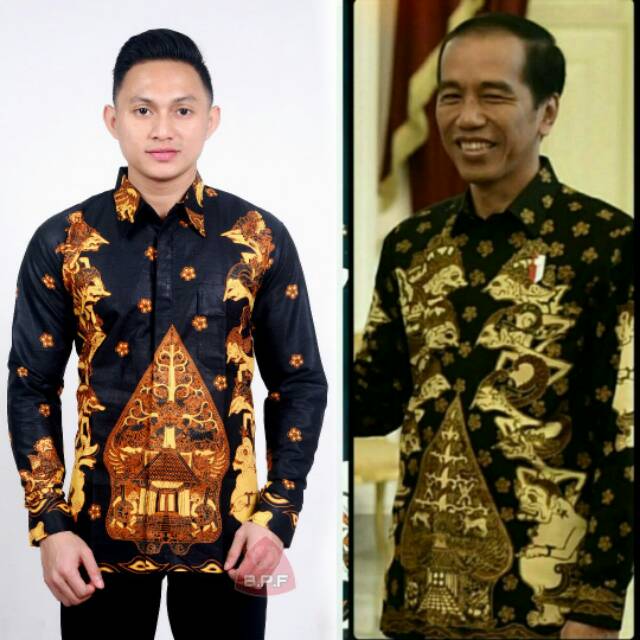 Kemeja Jokowi Batik Couple NotoArto Batik IPNU-IPPNU