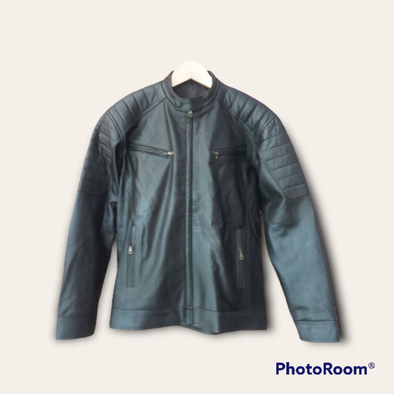 AA LEATHER Jaket pria kulit domba