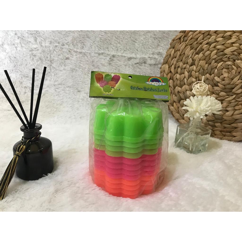 (1lsn)Cetakan Puding Bunga Matahari Besar/Cetakan Bolu Kukus/Cetakan Jelly