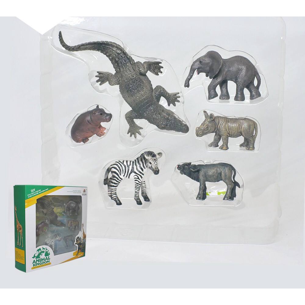 New Canna Animal Kingdom - Habitat Set 6 Jenis Hewan