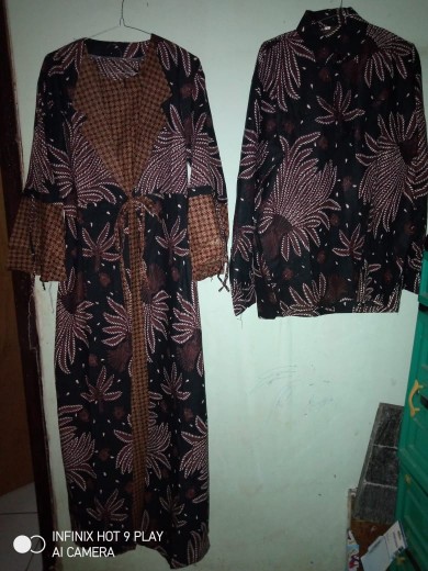 Maura Couple - Sania Ruffle Batik Couple Ori Ndoro Jowi Dnt Garansi Termurah