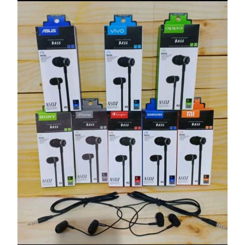 HEADSET | EARPHONE AS-07 SUPER BASS