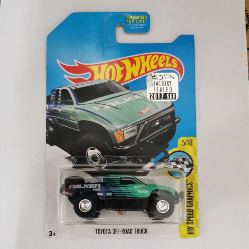 Hot Wheels Toyota Off-Road Truck Offroad Pickup Falken THS Super Treasure Hunt $TH HW Hotwheels FS FACTORY SEALED 2017