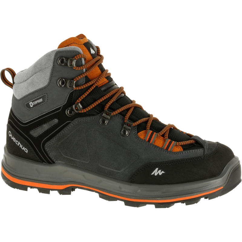 FORCLAZ Sepatu Boot Gunung Pria TREK100 Waterproof Hiking Trekking