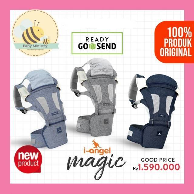 I-Angel NEW Magic with Hood - gendongan i angel new magic dengan penutup kepala bayi