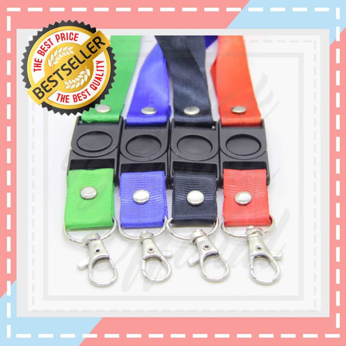 

Tali Name Tag / Tali ID Card - Hitam