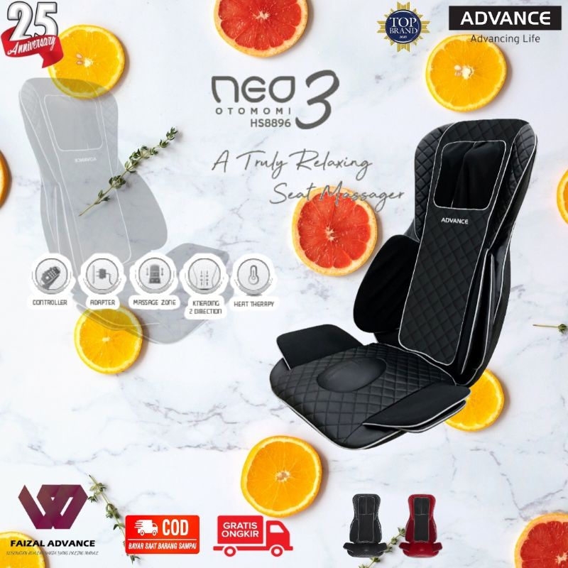 Kursi Pijat Portable Advance Neo Otomomi 3 - Kesehatan dan Kenyamanan di Rumah Anda