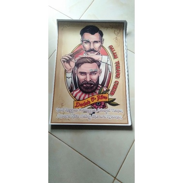 poster potong rambut barbershop