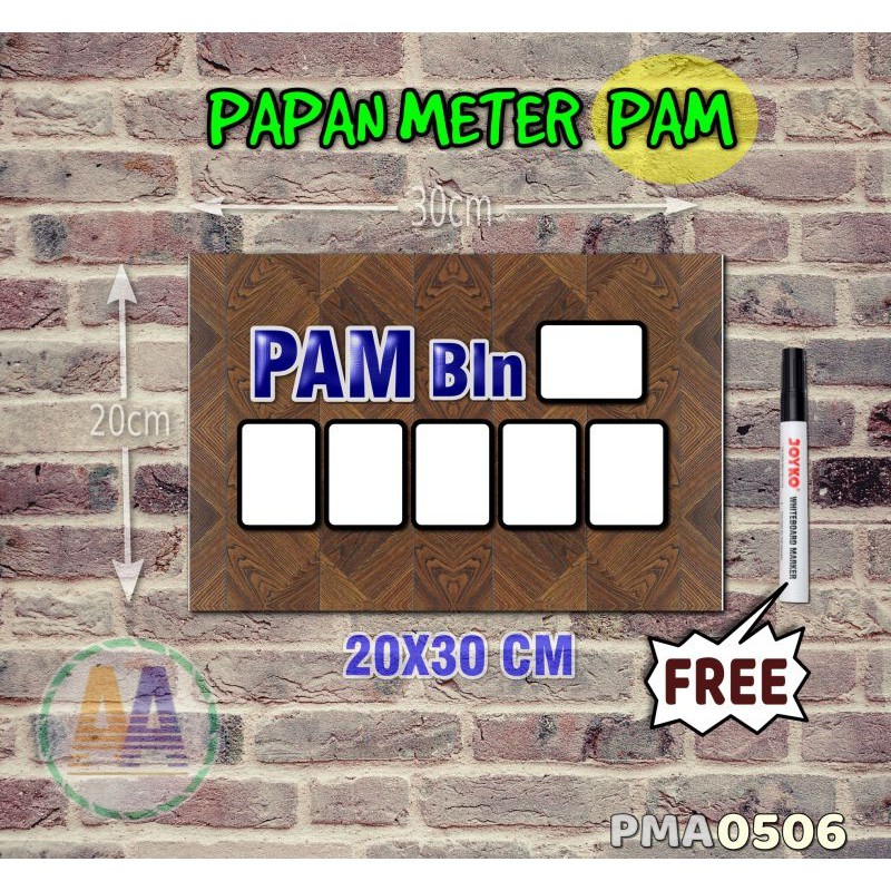 

Papan Meter Listrik PLN PAM motif Unik - Wooden 06 - Toko2A