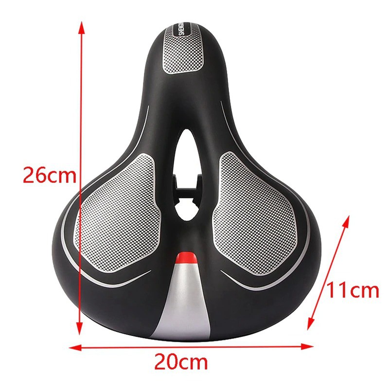 BAYAR DI TEMPAT Sadel Sepeda Mountain Bike Saddle Leather Model Absorber Ball