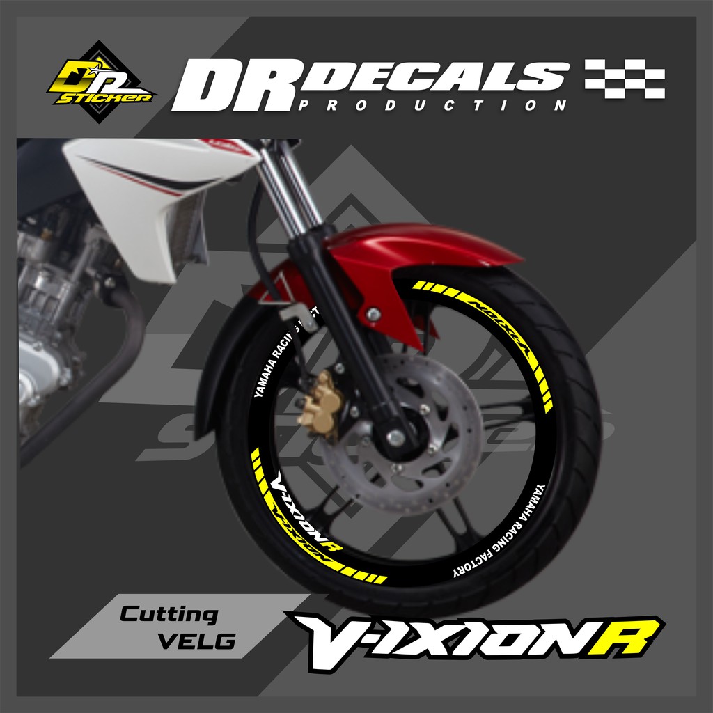 441 Sticker Velg VIXION NVL / Cutting Sticker Velg VIXION NVL