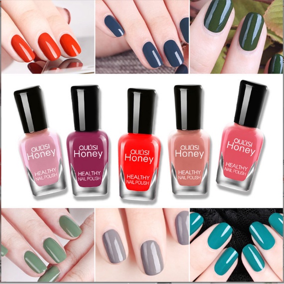 [HARGA PER PCS] Kutek Peel Off Muslimah Satuan Honey Oulisi 8 ML