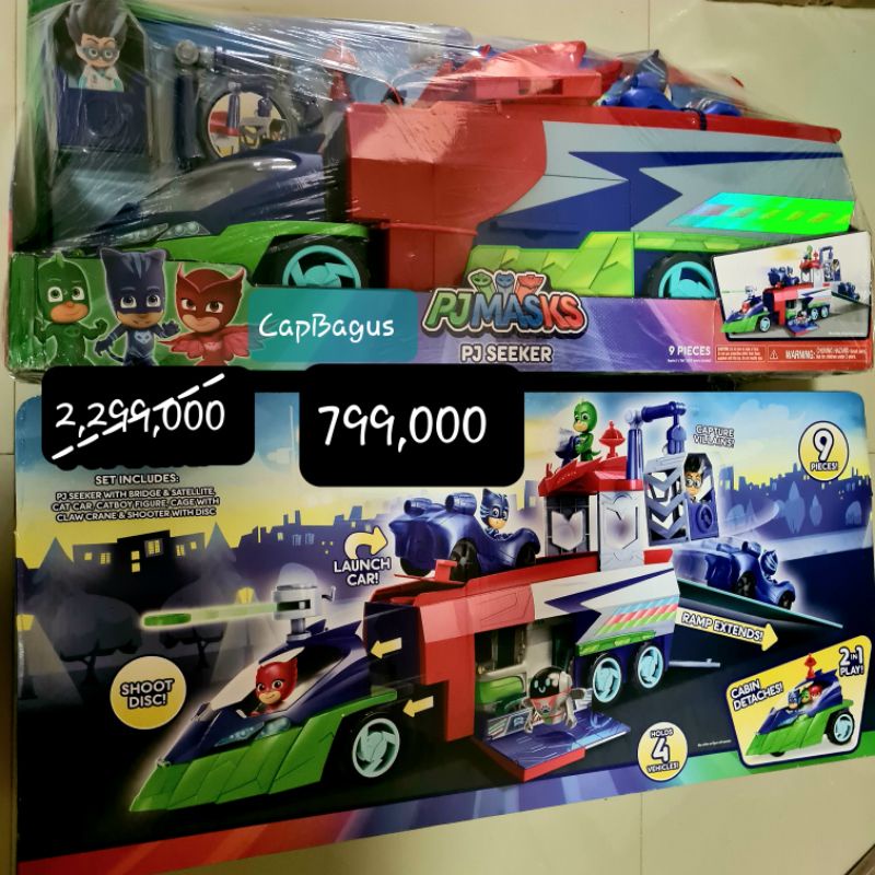 Pj Masks Pj Seeker PjMasks Truck Container Car Big Car Diecast Original Just Play PjMask Pj Mask See