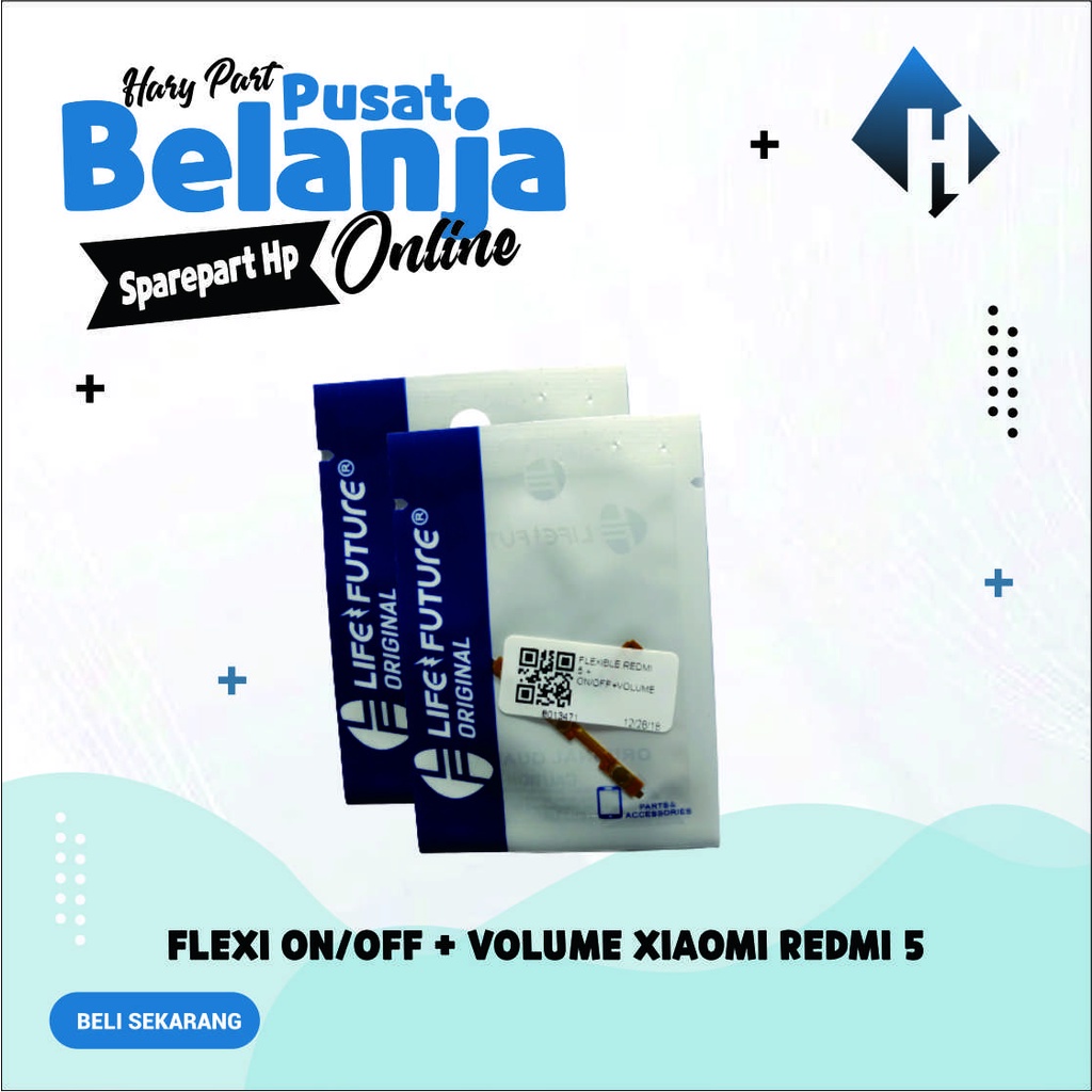 Flexible On Off + Volume Xiaomi Redmi 5