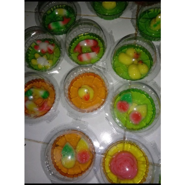 (50pcs) MIKA BLACKFOREST KECIL / Tray KUE Mini Mika CupCake Tart Muffin Soes Burger Pudding Souvenir