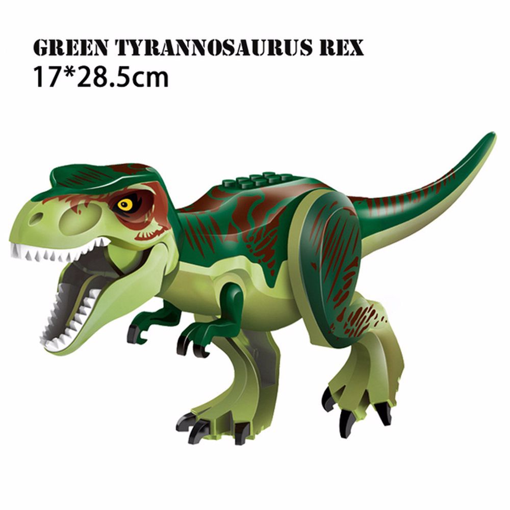 QUINTON Dinosaur Century Dinosaur Blocks Children Gift Dino Model Dinosaur Figures Brick DIY Toys Building Blocks Kids Toy Plastic I-Rex Educational Toys T Rex