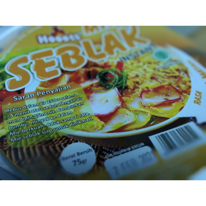 Mie Seblak Instan Hooots