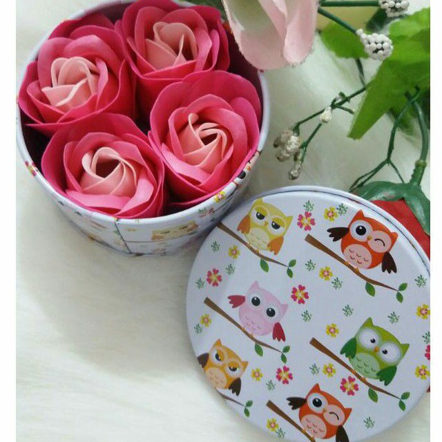 Valentine Gift|Bunga Mawar Sabun|Sabun Kertas|Paper Soap|Kado Valentine|Hampers