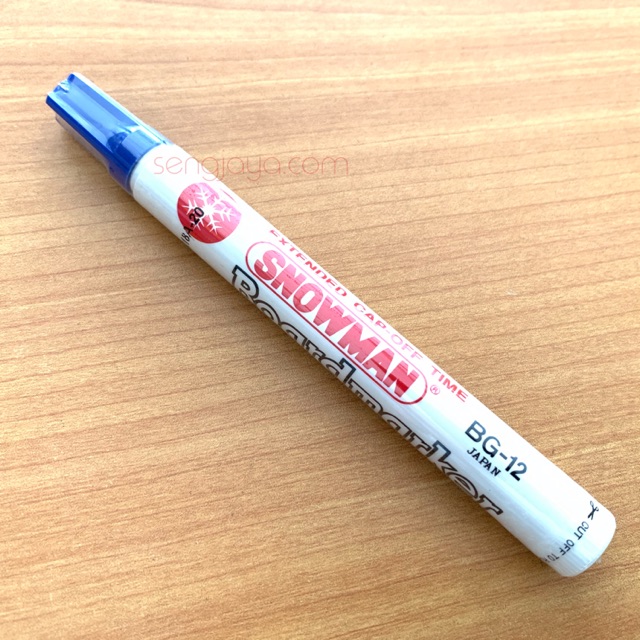 

Board Marker Snowman Blue