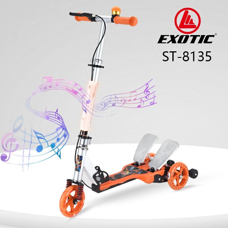 Scooter Exotic ST 8135 ST 8136 Otoped Skuter Lipat Music Anak