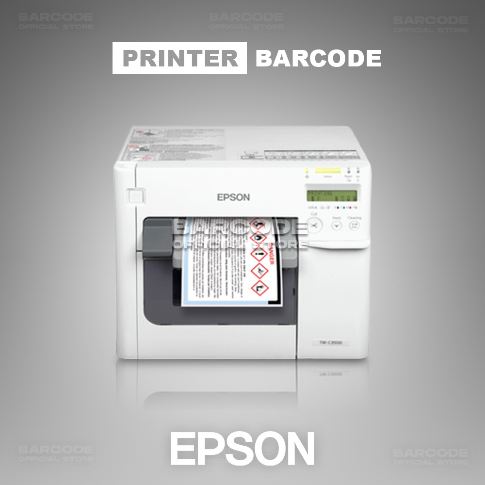 PRINTER EPSON TM-C3510 CETAK LABEL BARCODE WARNA
