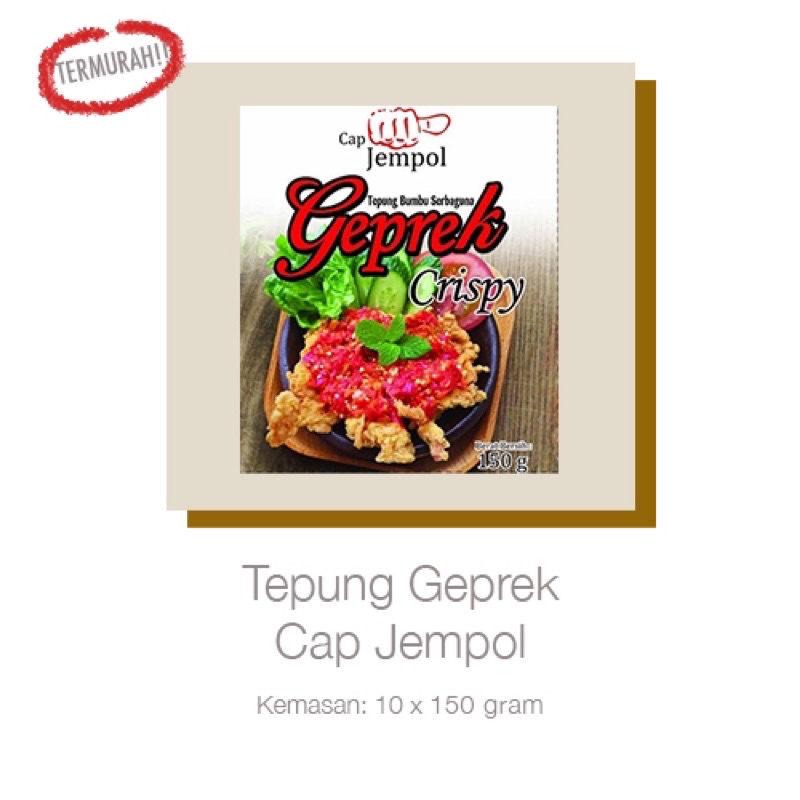 

Tepung Geprek Tepung Serbaguna Tepung Ayam Kentucky (isi 10 bungkus)