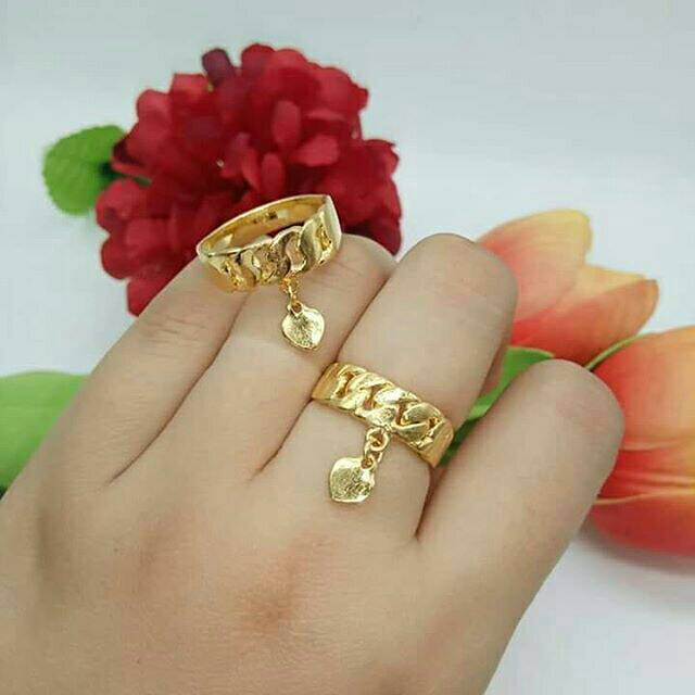Cincin london lapis emas 18k & 24k