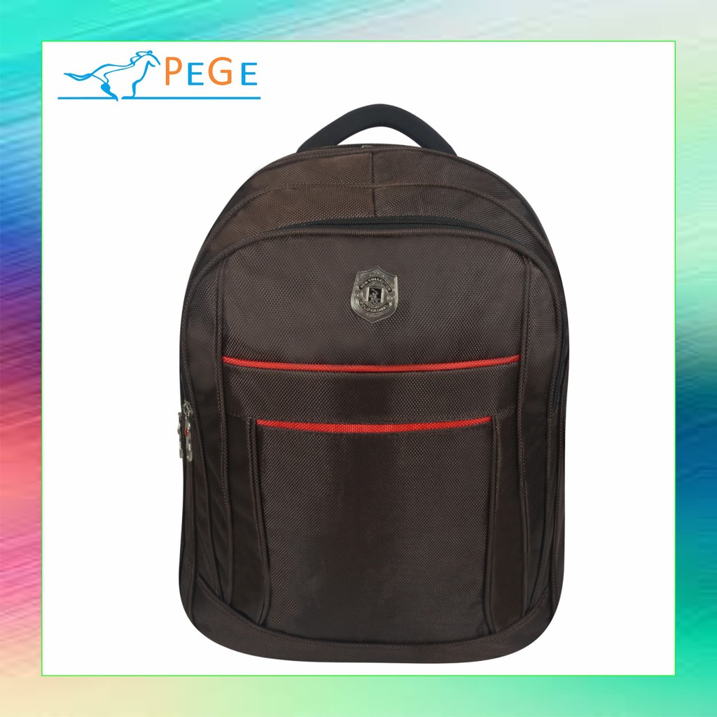 PG 9788 - Tas punggung backpack dengan slot laptop  model ransel polo untuk pria wanita unisex