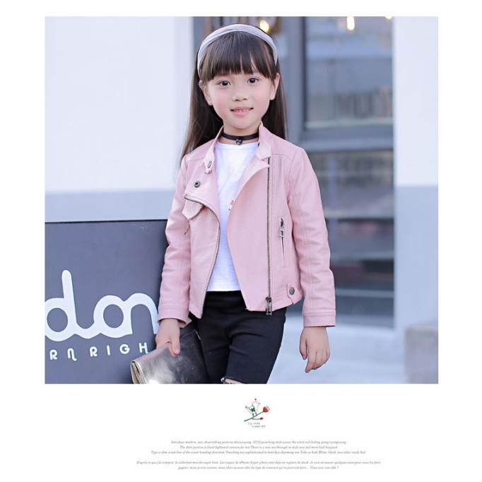 JAKET KULIT ANAK WANITA MODEL RAMONES KUALITAS PREMIUM BEST SELLER