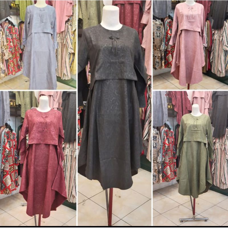 tunik rempel kadorai / baju tunik wanita