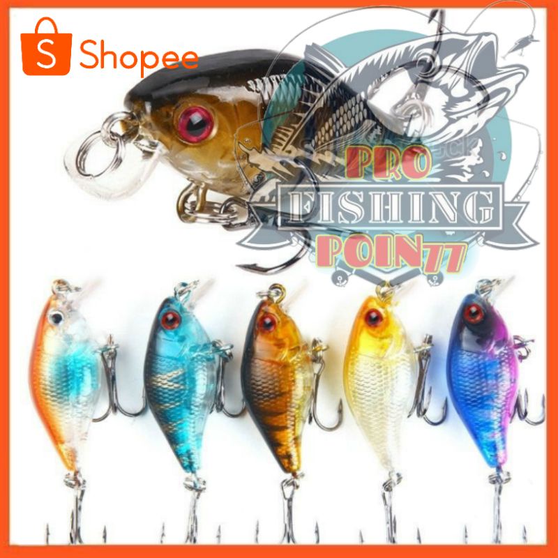 LURE MINOW CRANKBAIT 4cm/5gram umpan casting segala predator